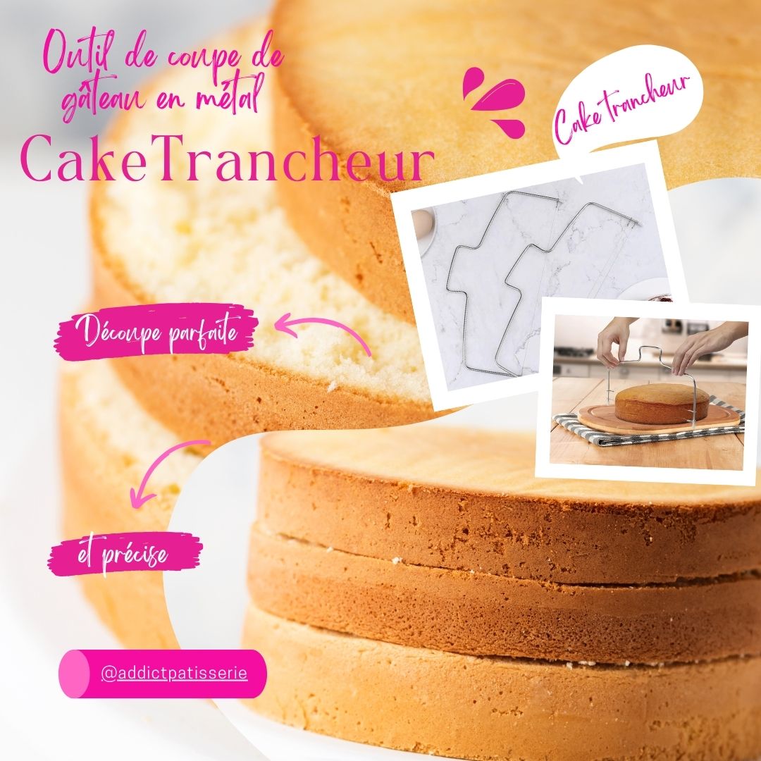 CakeTrancheur™ - Outils de coupe de gâteau en métal | Pâtisserie