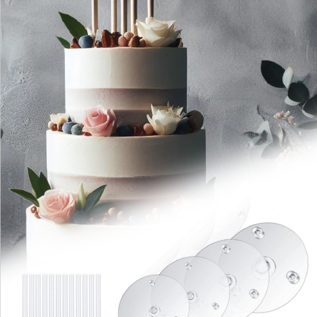 LayerLuxe Cake™_Support Multicouche pour Pâtisserie à Étages | Pâtisserie