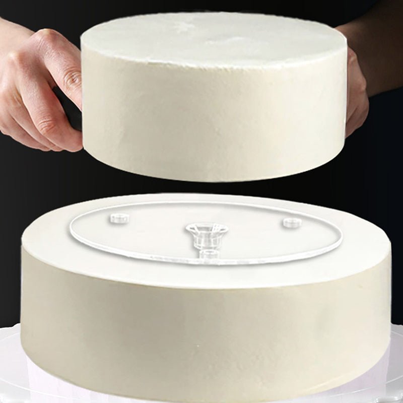 LayerLuxe Cake™_Support Multicouche pour Pâtisserie à Étages - Addict Pâtisserie