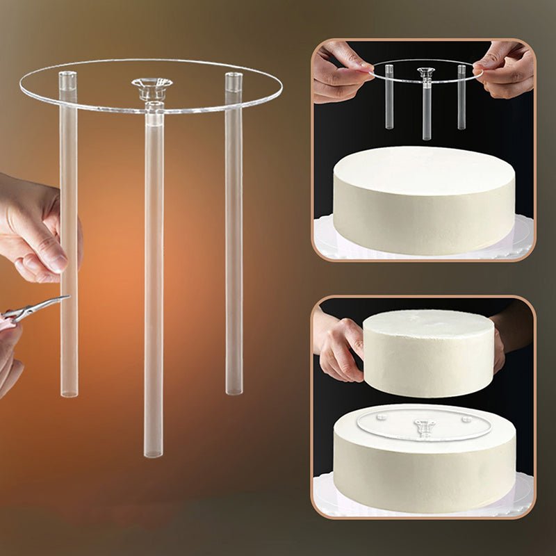 LayerLuxe Cake™_Support Multicouche pour Pâtisserie à Étages - Addict Pâtisserie