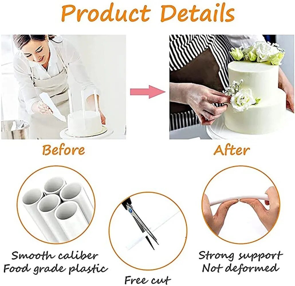 LayerLuxe Cake™_Support Multicouche pour Pâtisserie à Étages - Addict Pâtisserie